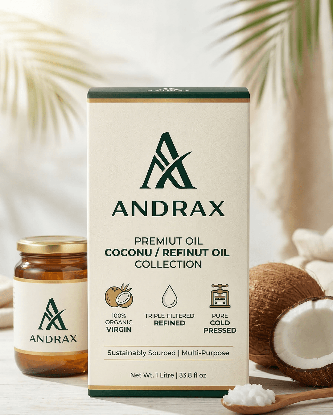 Coconut Oil (Virgin / Refined / Cold Pressed)
