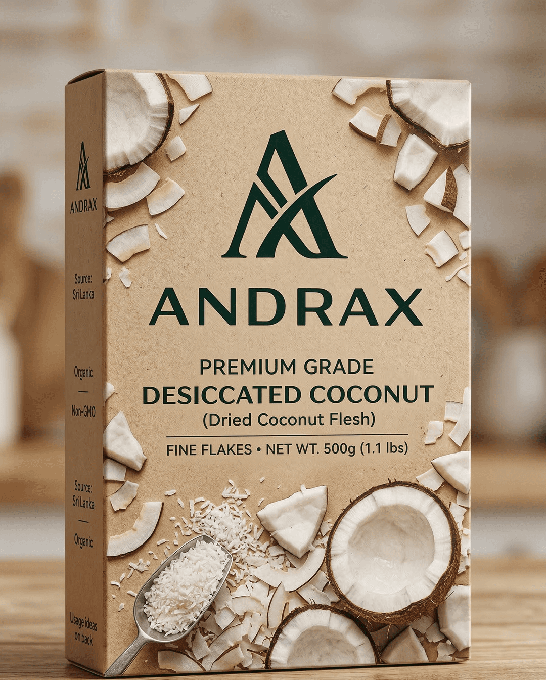 Desiccated Coconut (Dried Coconut Flesh)