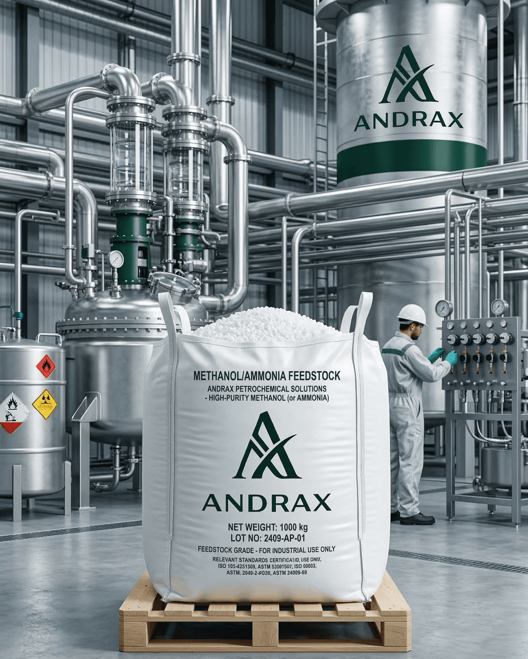 Petrochemical feedstock (methanol, ammonia, etc.)