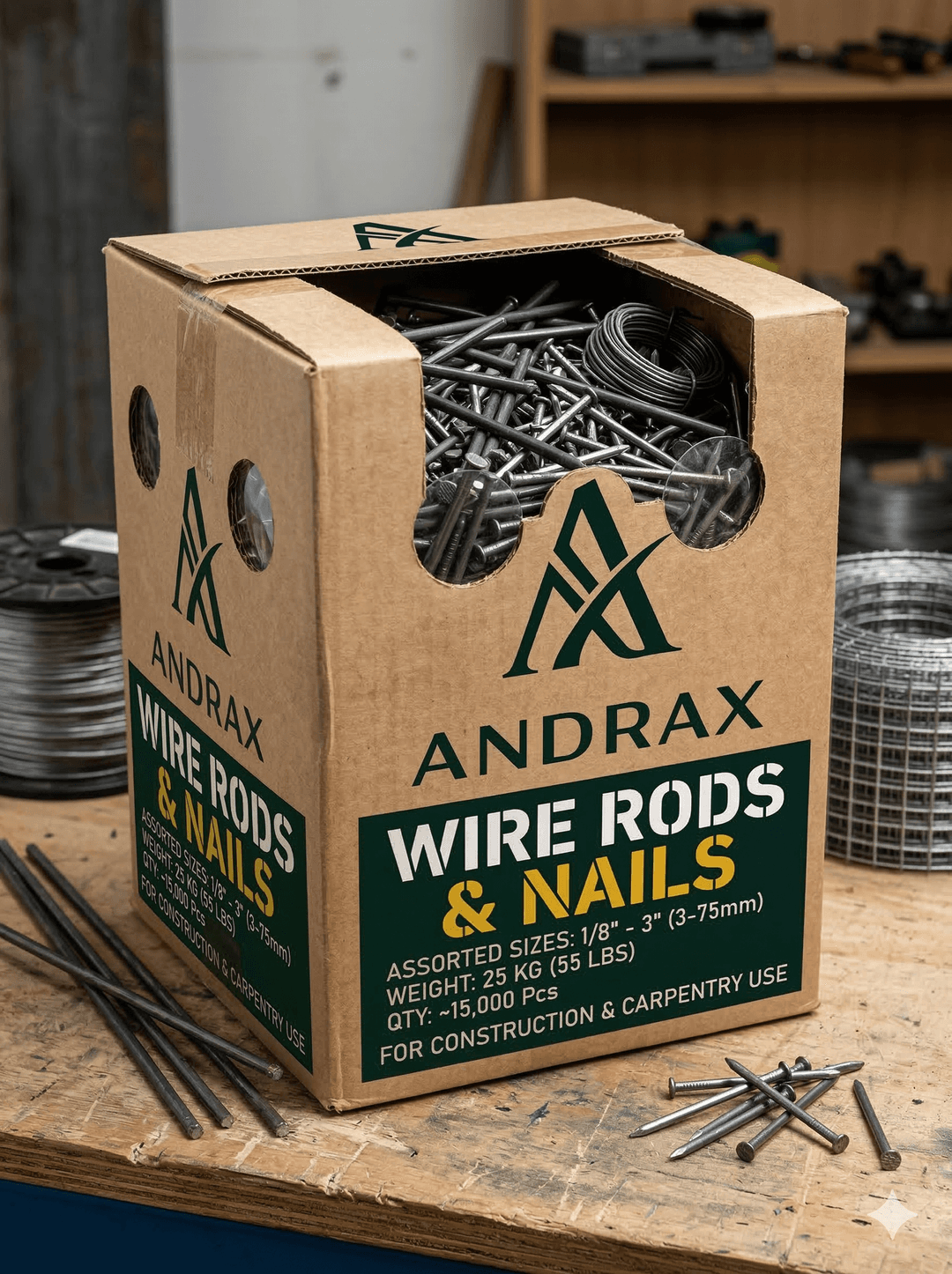 Wire rods and nails